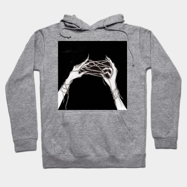 Cat’s Cradle Hoodie by paintingbetweenbooks